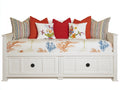 Canapé lit - Bois-MDF - 204 x 103 x 93 cm - Blanc - Style classique côtier