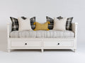 Canapé lit - Bois-MDF - 205 x 104 x 96 cm - Blanc - Style classique